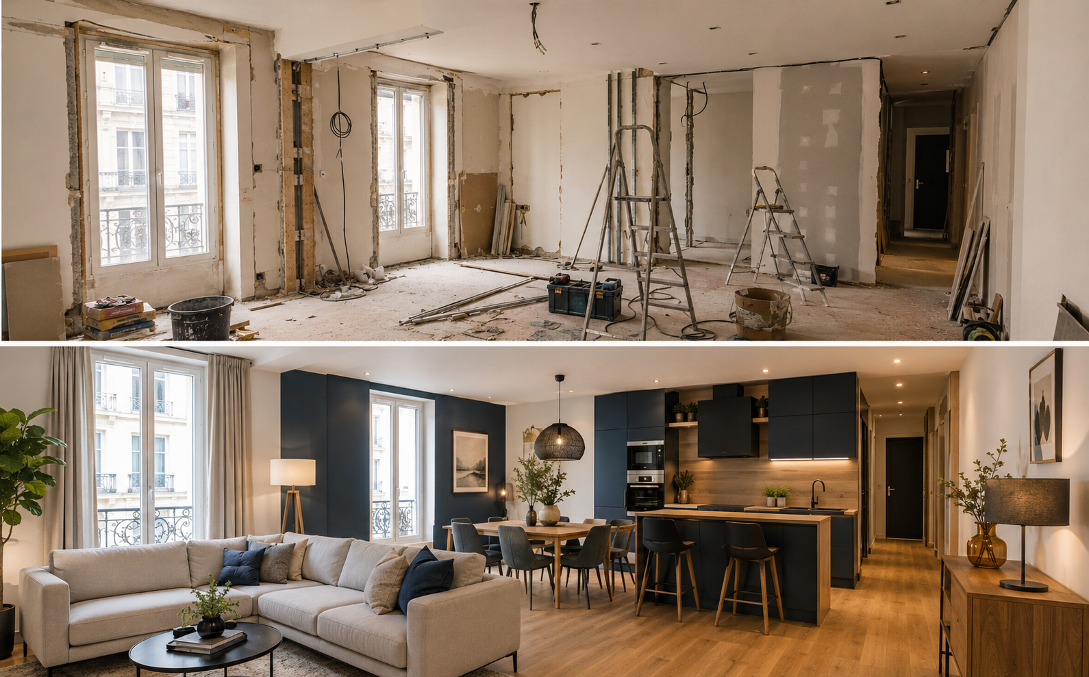 Rénovation terminée Loire-Atlantique